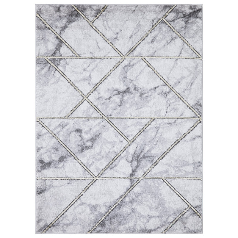 Perryopolis Geometric Indoor Rug, Rectangle 3'3" x 4'7"