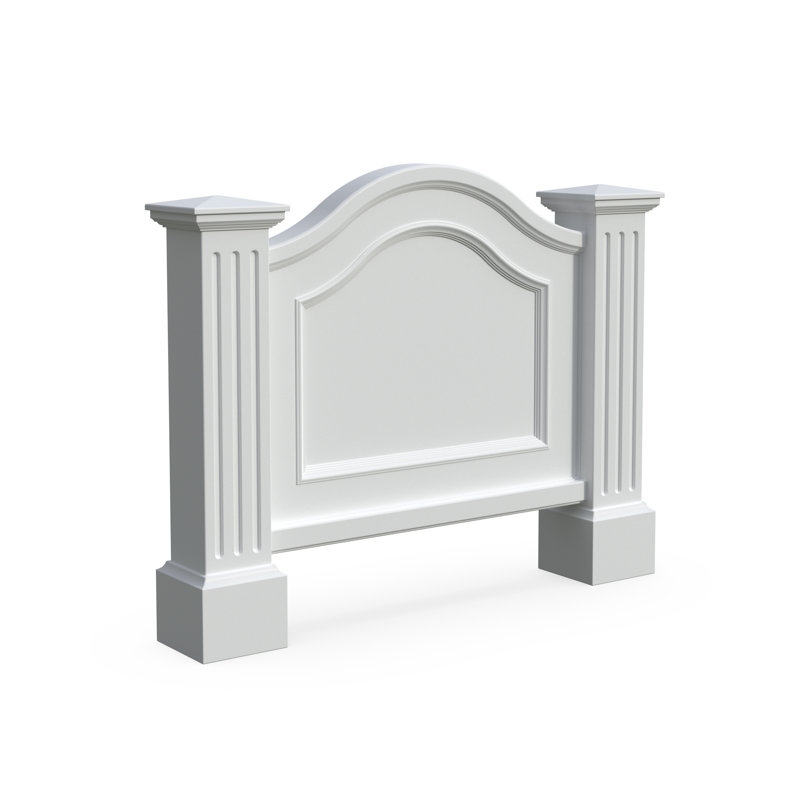 Kentshire Address Sign, White