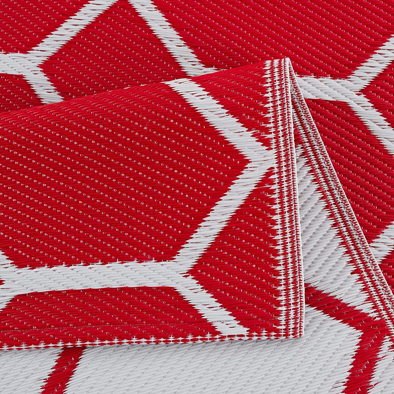Darquan Geometric Indoor / Outdoor Rug, Rectangle 8' x 10'