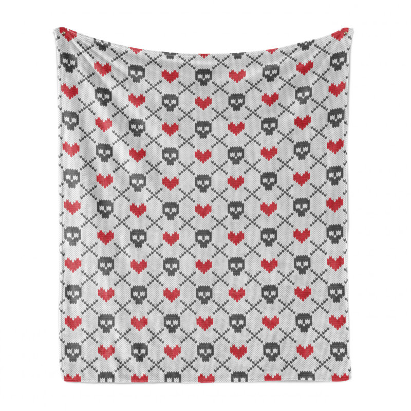 Hand Woven Throw Blanket, 70" W x 90" L