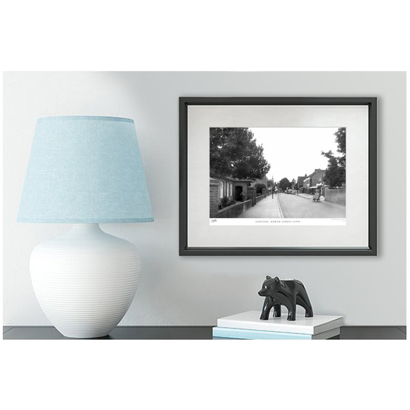 Lancing, North Street C1955 by Francis Frith - Single Picture Frame Print, 45cm H x 60cm W x 2.3cm D