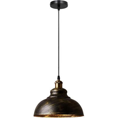 Curvy Pendant Light Fixture for Ceiling Lighting, Adjustable Modern Metal Shade Hanging Light Fixture, Suitable for Kitchen Island, Hallway, Restaurants