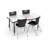 Hierarchy Adjustable Rectangle 4 Students Activity Table-35238409