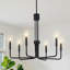 Lustre classique à 6 lumières de style bougie-1816589325