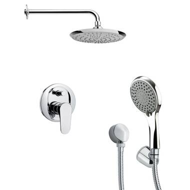 Black Shower System with Handheld, Orsino Remer SFH55 by Nameeks