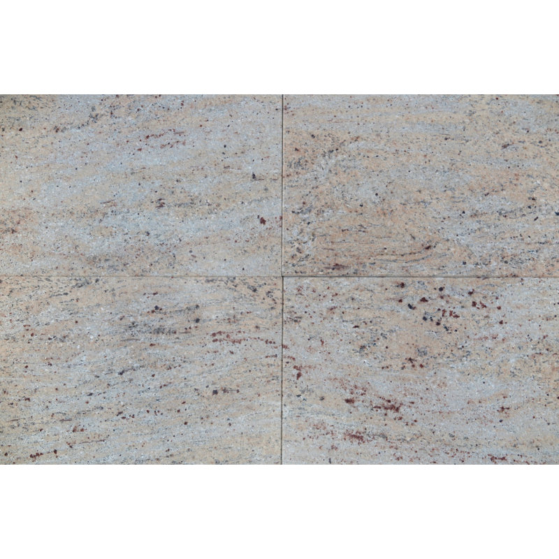 18" x 18" Granite Stone Look Wall & Floor Tile, Polished Raja Pink
