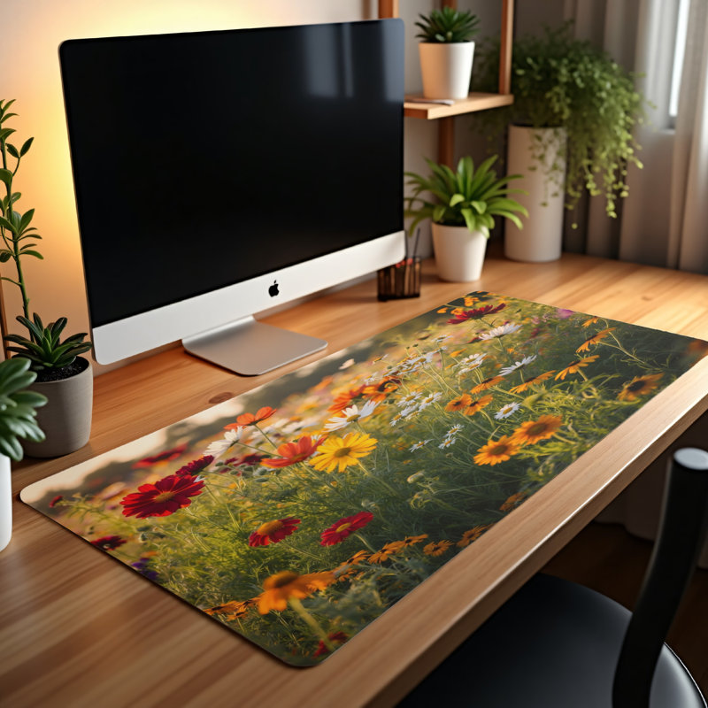 Polyester Desk Pad, 31.5x15.5