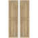 Americraft Two Equal Panel Framed Board-n-Batten Shutters (Per Pair)