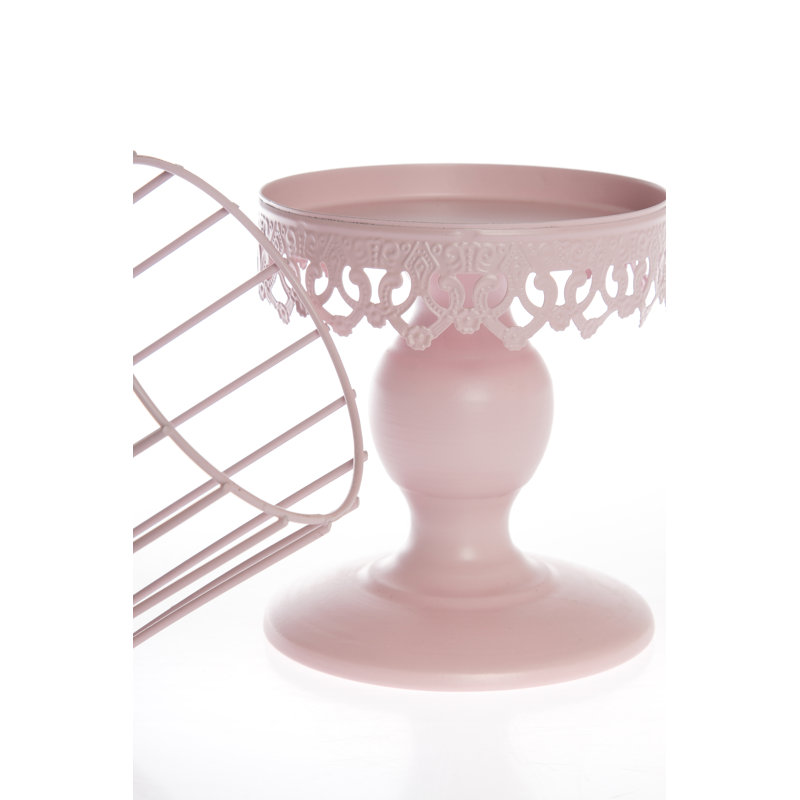 Metal Lantern, Pink