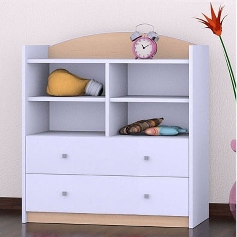 Vanessa 96cm H X 86cm W Kids Cube, Bright Pear