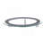 Chrome Round Glass Top End Table