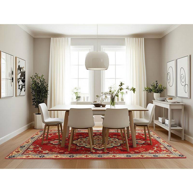 Oriental Indoor Rug, Rectangle 7' x 10'