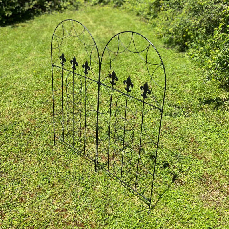 Polston 120cm H x 50cm W Metal Arched Trellis