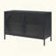 Large armoire d'appoint 2 portes avec verre cannelé-558952529