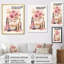 Beauté rose et dorée Boho Chic Beauty - reproduction sur toile-77369607-77369602
