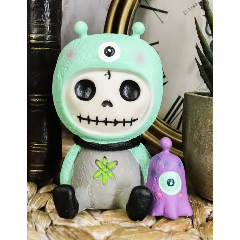 Figurine de collection Despa Furry Bones UFO ET Zorg Alien