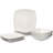 Creative Tops Raven Dinner Set, Square, Ceramic, Service for 4-94754194