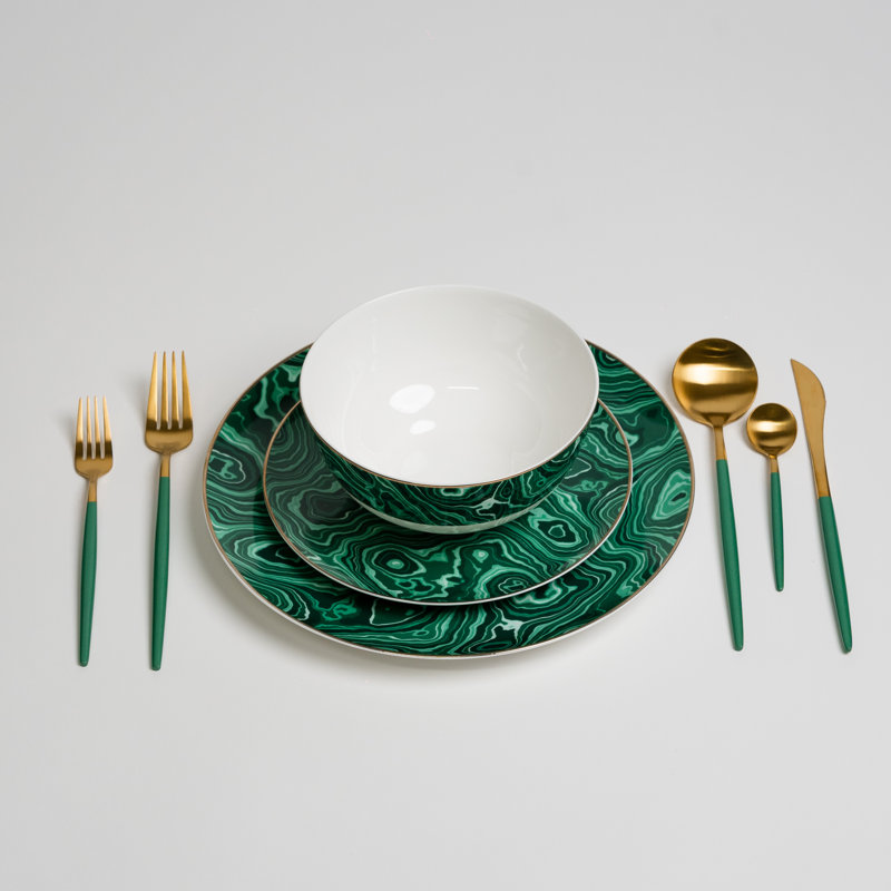 Bone China Dinnerware Set 12 Piece - Service for 4