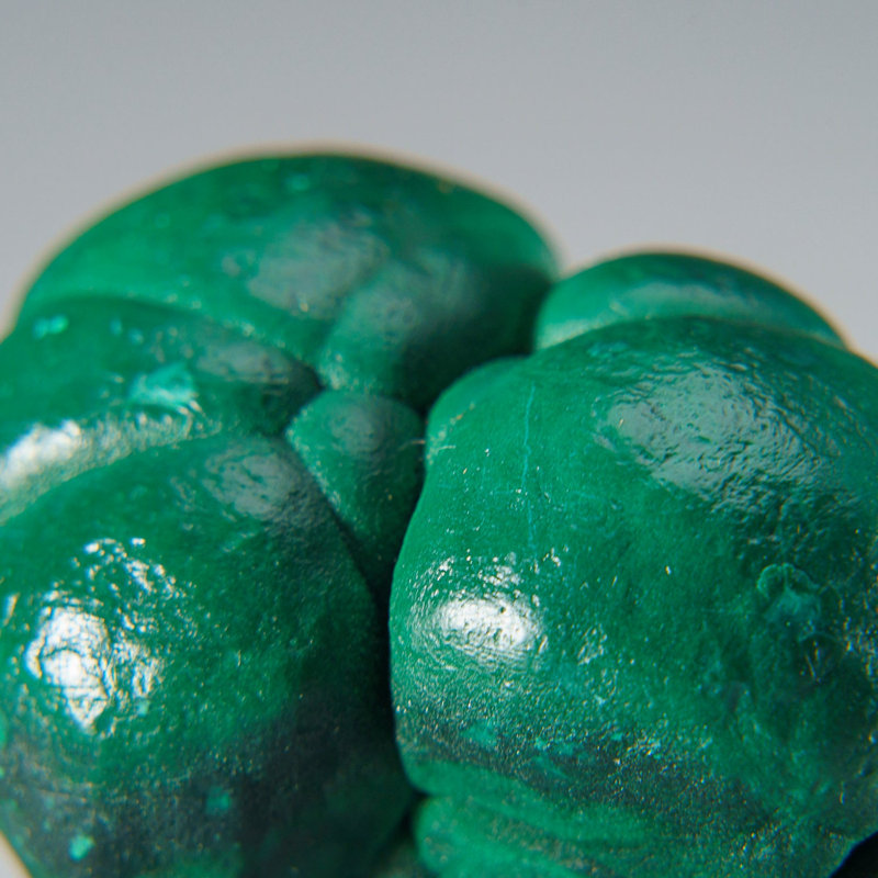 Botryoidal Malachite from Shaba Copper Belt, Katanga (Shaba) Province, Democratic Republic of the Congo (Zaire) (0.23 lbs)