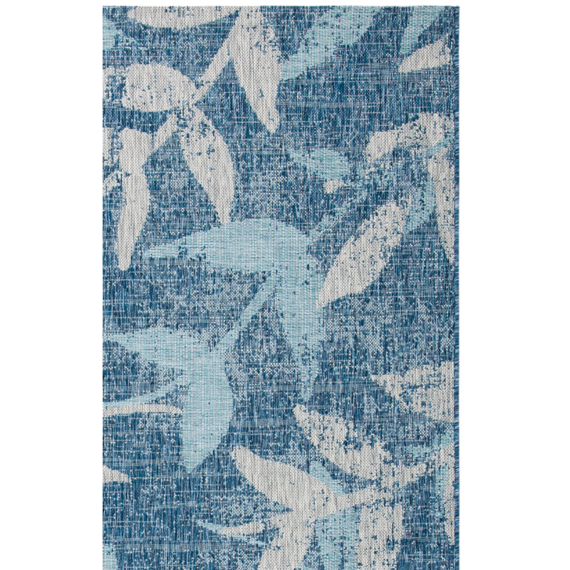 Guitain Performance Floral Indoor/Outdoor Area Rug, Rectangle 8' x 10'