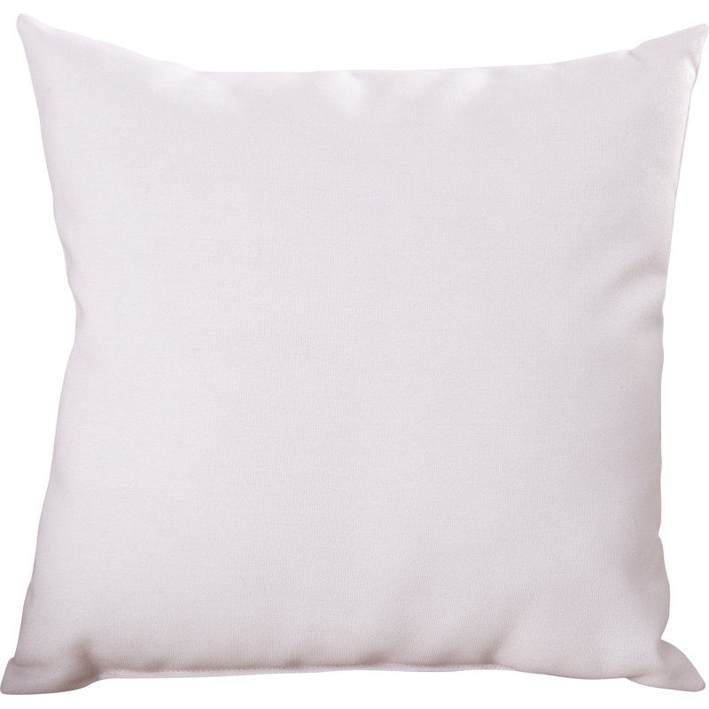 Solid Reversible Throw Pillow, 26" H x 26" W, Shell