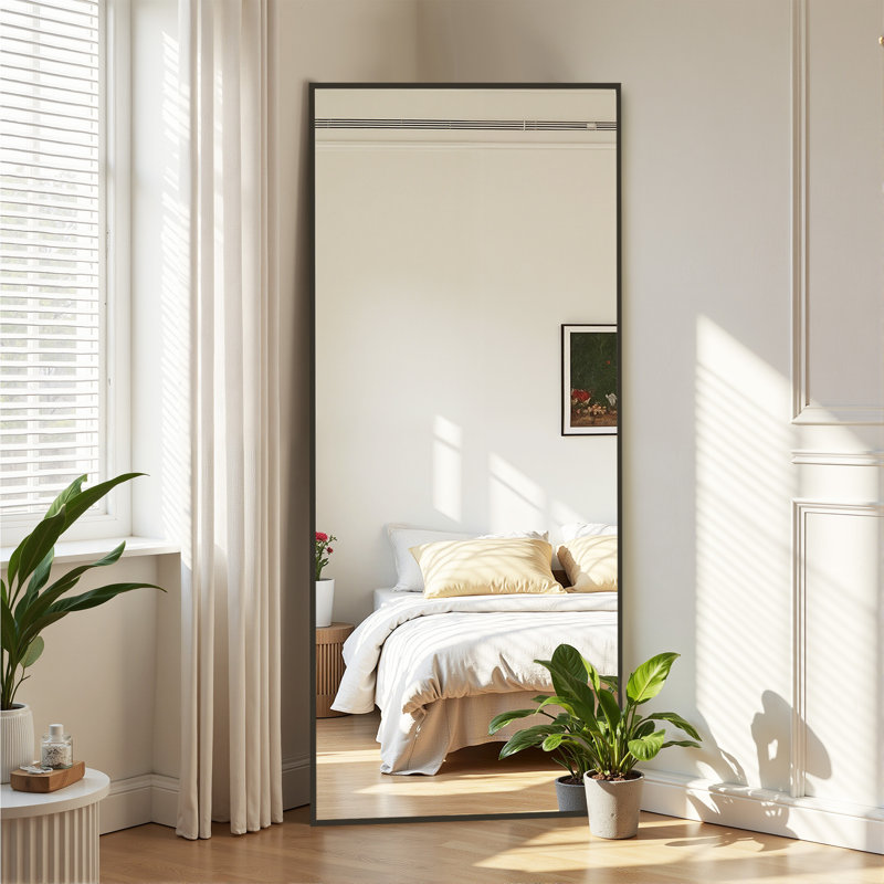 Miroir pleine grandeur Barnab, Noir, 79 po x 35 po