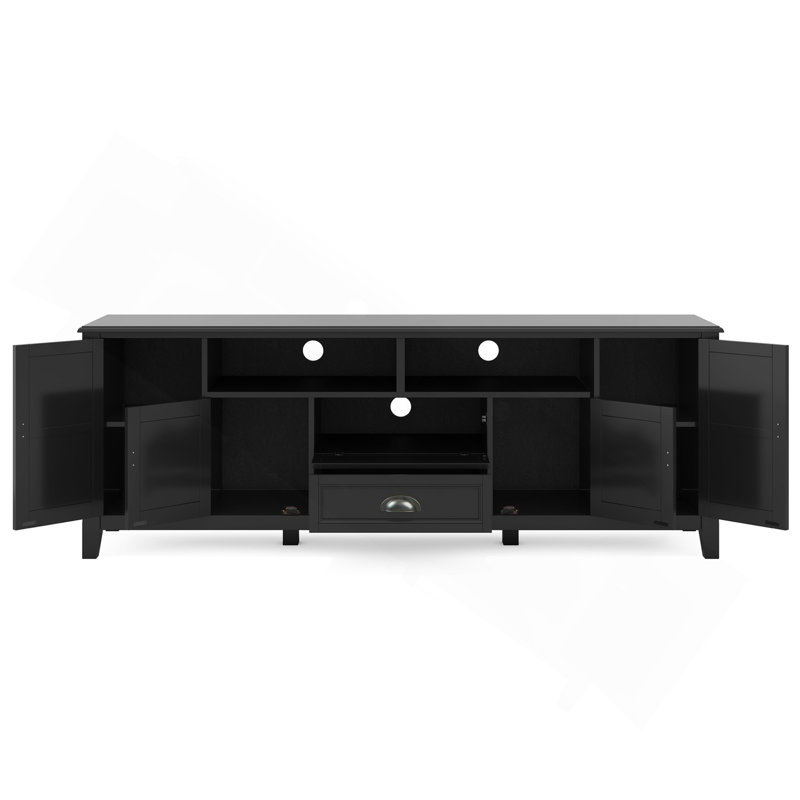 Meuble télé 72 po - Noir