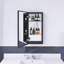 Pharmacie rectangulaire 12 "avec miroir
