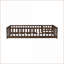 Lit plateforme simple en bois d'hévéa avec garde-corps et amp; Porte, aucun sommier nécessaire, espresso pour espaces compacts-669364398-669364395