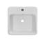 Lavabo de salle de bain rectangulaire en céramique avec trop-plein 33 po Kichae