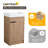 19 " W Freestanding Standard Free Standing 1 Single Vanity Bathroom Vanity With Ceramic Top