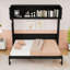 Lit escamotable en bois avec armoires supérieures, conception pliable-945610503-945610502