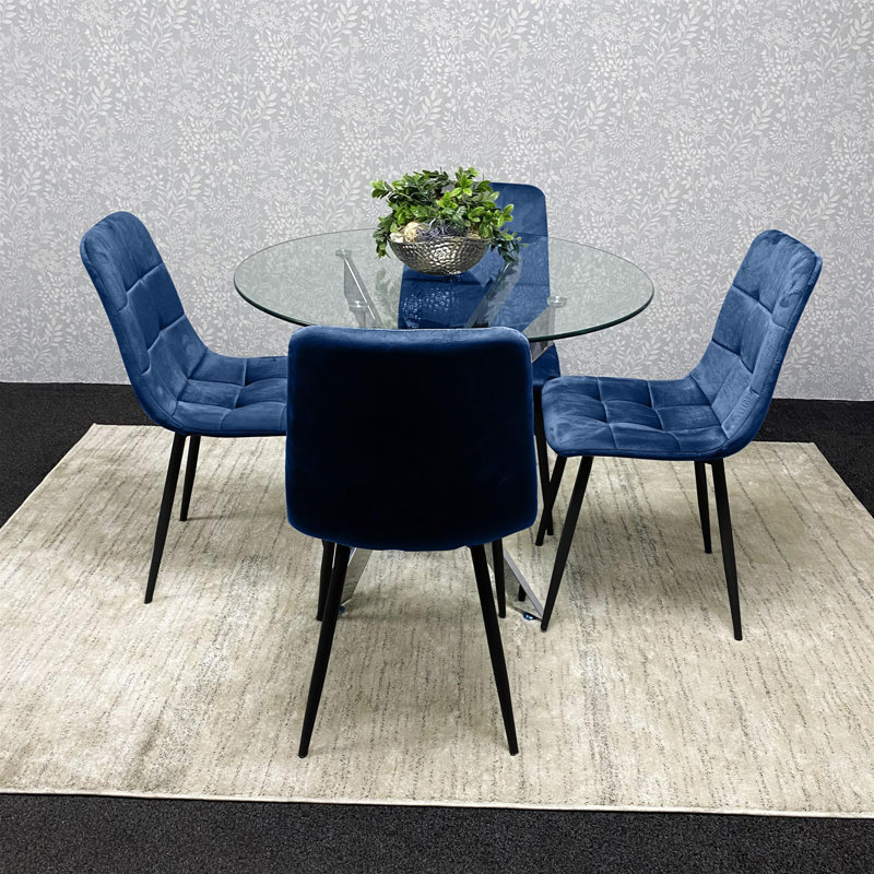 Aggappora 4 - Person Dining Set, Blue
