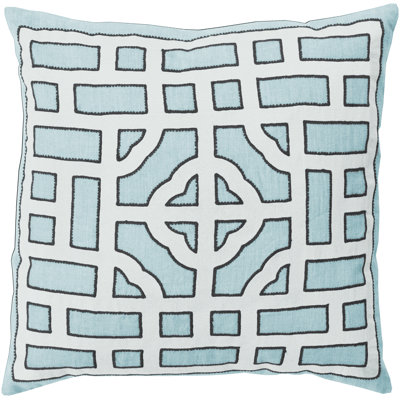 Chinese Gate Geometric Throw Pillow