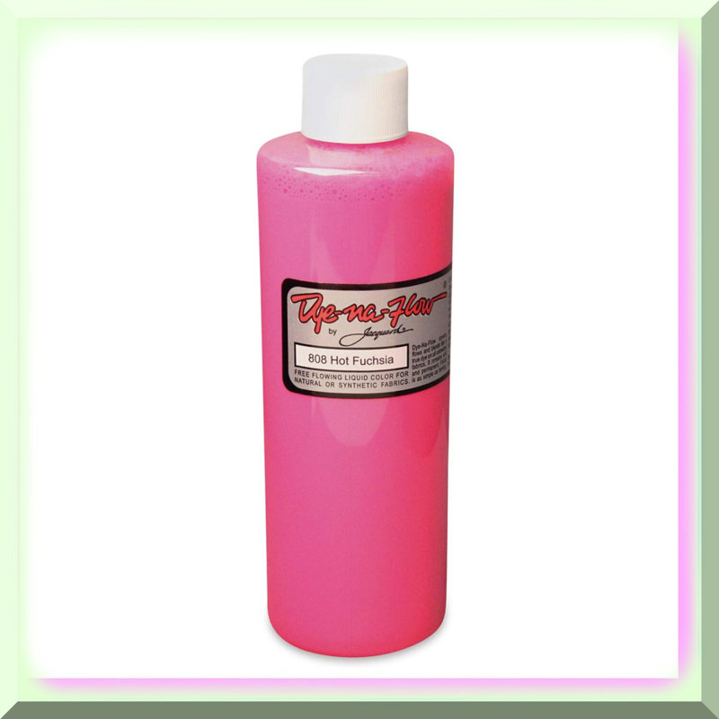 Fuchsia Liquid Fabric Dye 8oz, Pink