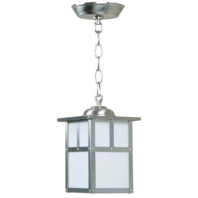 Luminaire suspendu rectangulaire 1 lumières lanterne Biali