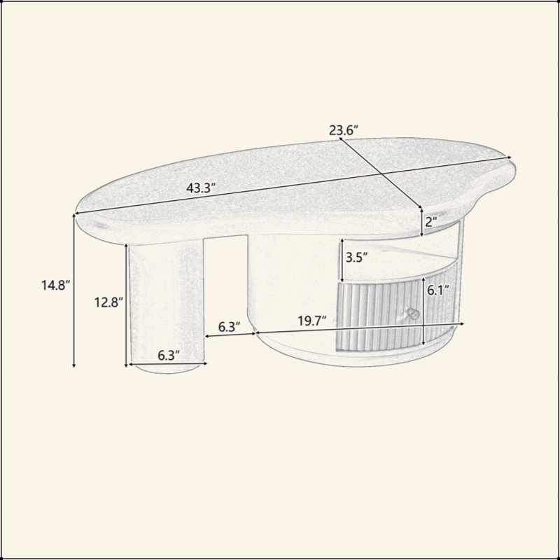 Table basse Cloud