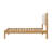 Ardin Solid Wood Bed Frame With Cream Boucle Upholstered Headboard-163693306-163708920