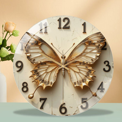 Horloge murale Butterfly