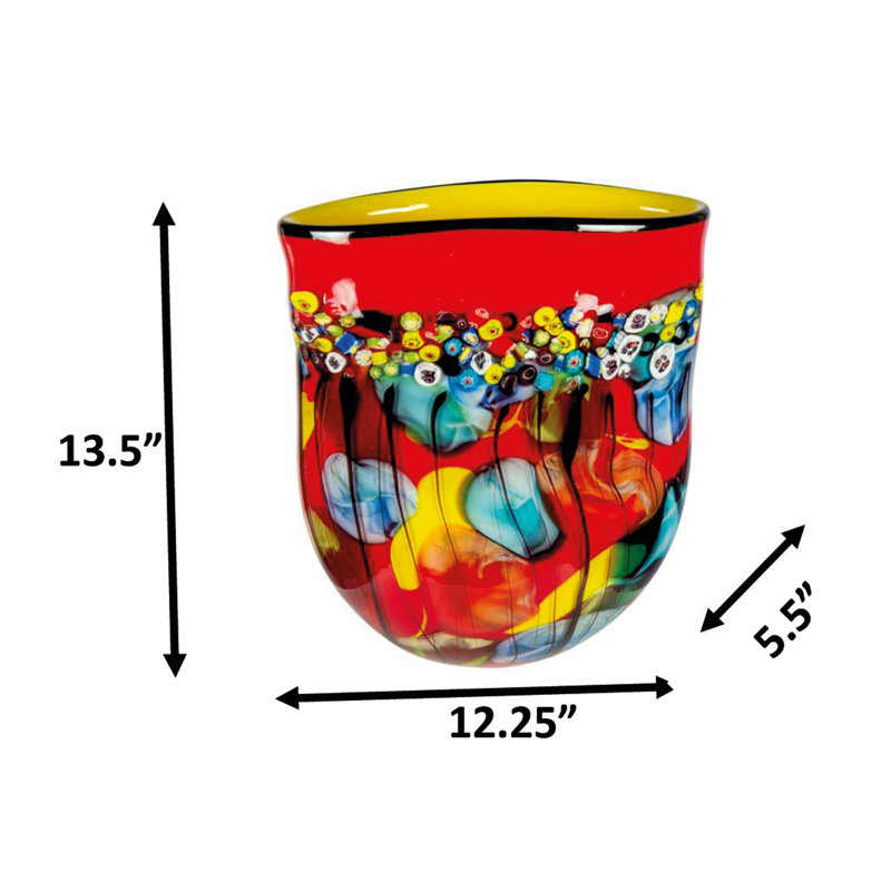 Vase Morena en verre soufflé à la main