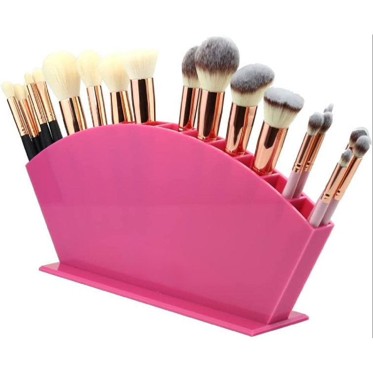 NEW COACH MAKEUP BRUSH HOLDER WITH Lipstick PRINT CHALK 2926