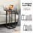 C-shaped Side Table with Heavy-duty Metal Frame-102957926