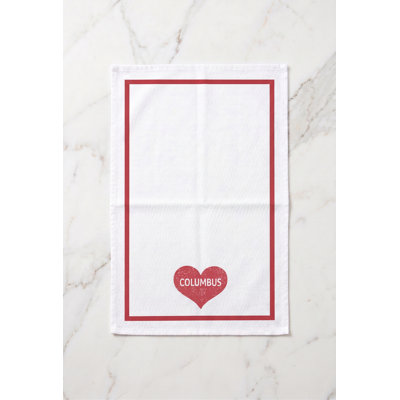 Serviette en forme de cœur