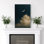 Toile, art mural, nuage, ciel nocturne, impression de nature pour le salon