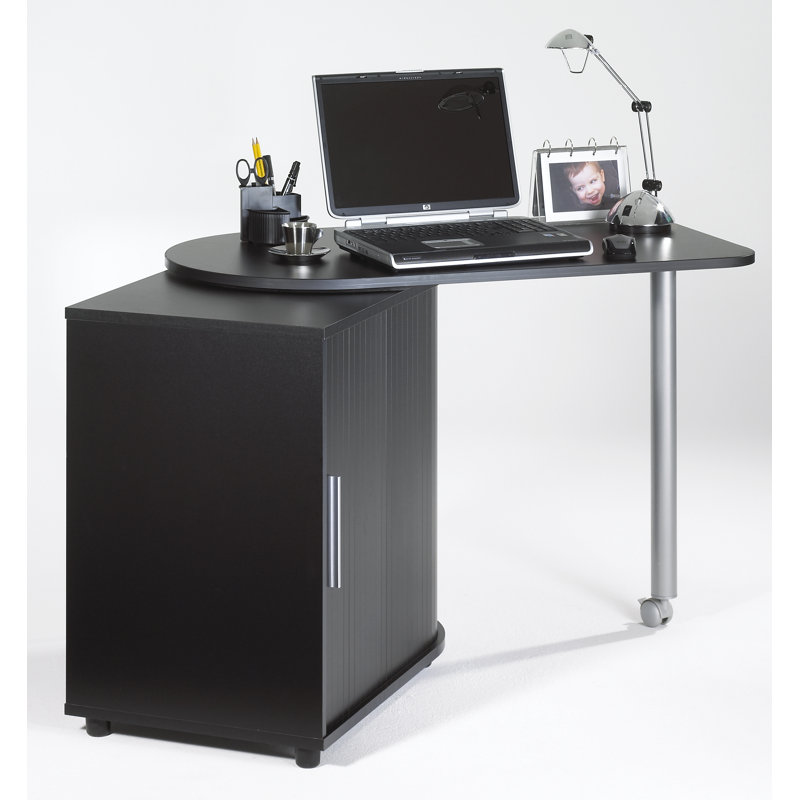 Oval Writing Desk, Black