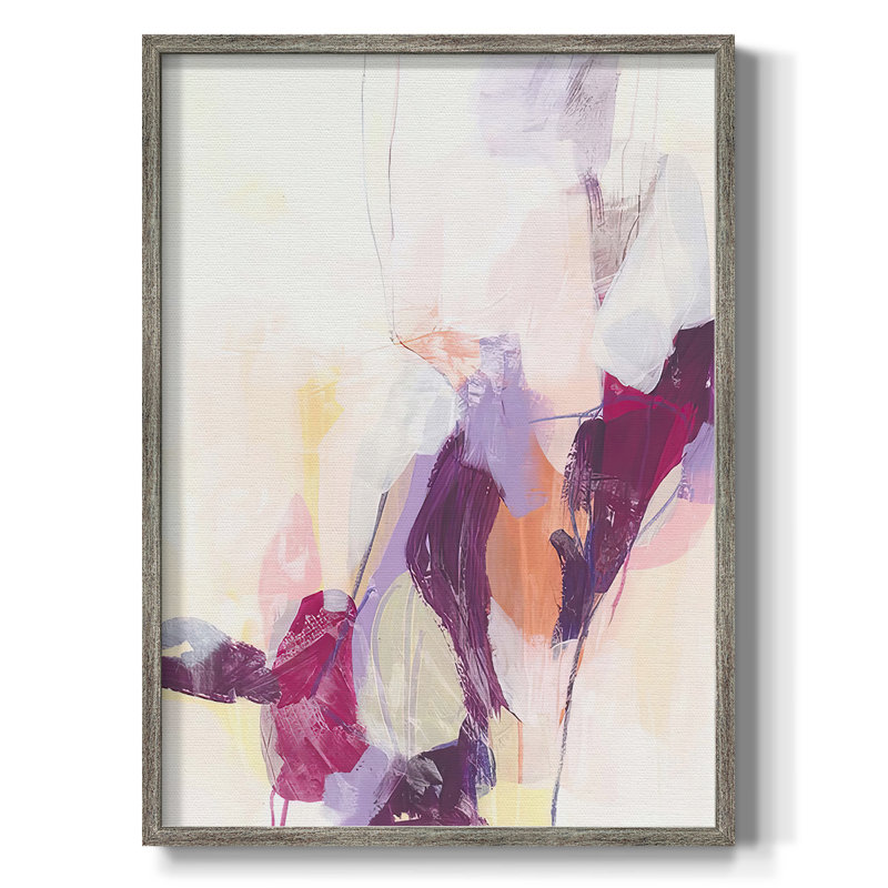 Impression polaire magenta polaire I - bois massif, H 11 po x l 9 po