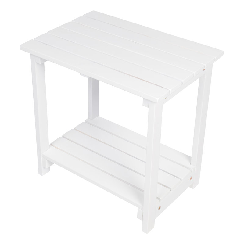 Table d'appoint d'extérieur Hampshire, Blanc