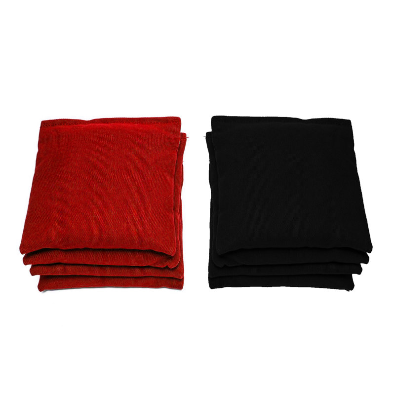 Sacs cornhole pour planches cornhole, Rouge/noir