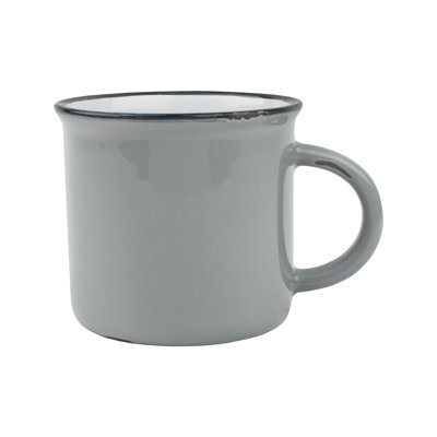 Tinware Stoneware Coffee Mug