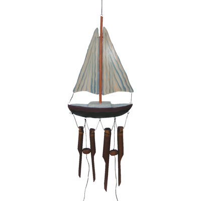 Wood Nautical & Beach Wind Chime